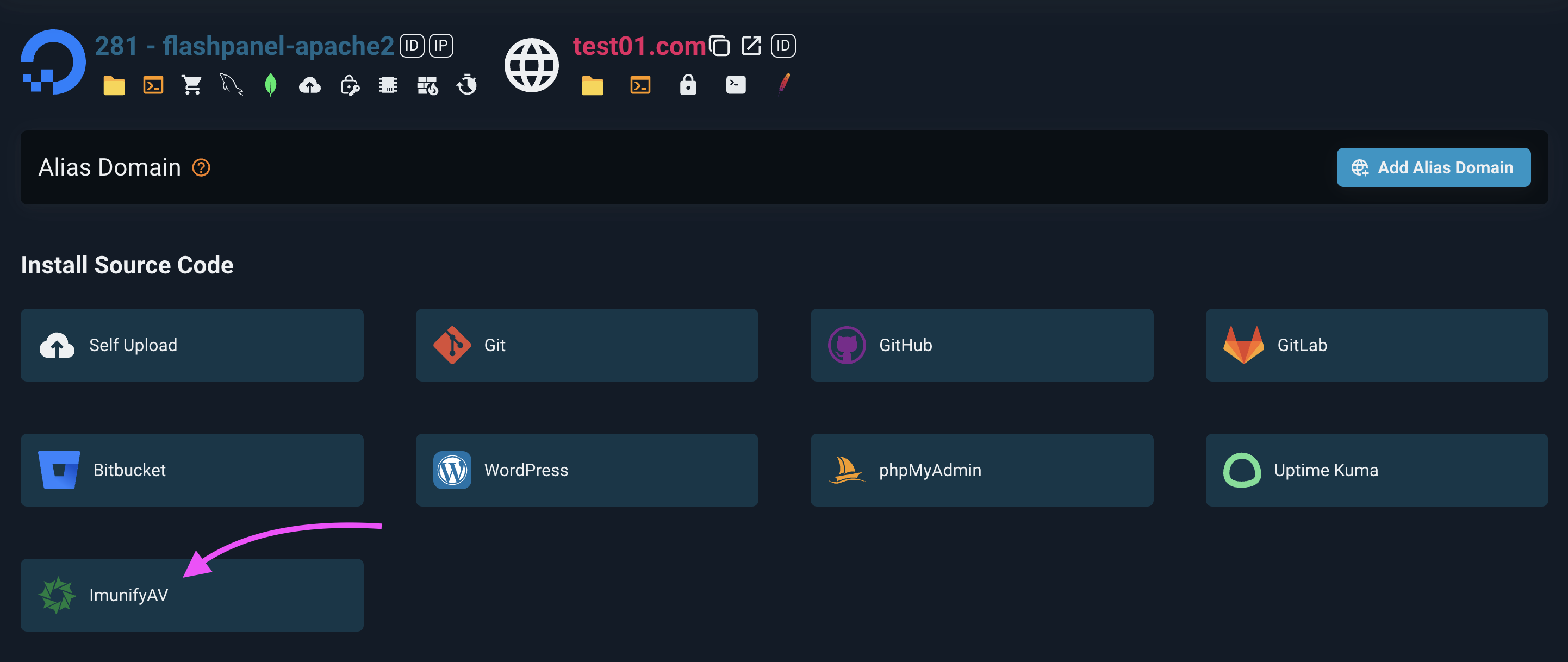 install Imunify Antivirus