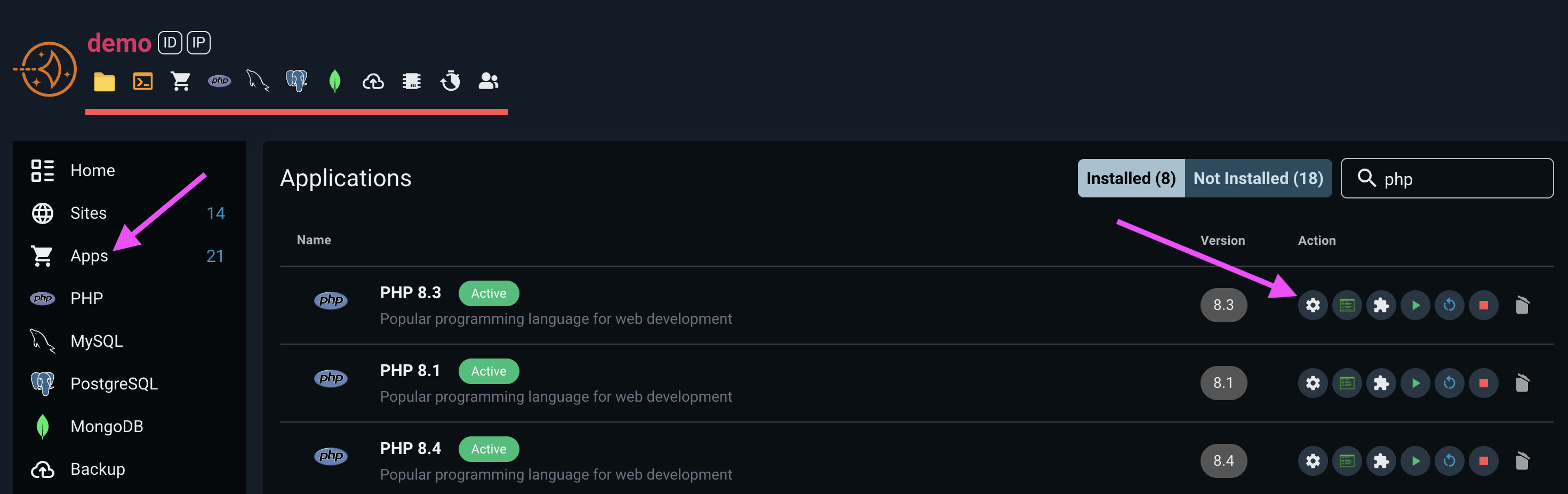 PHP Setting